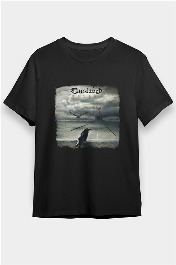 Enslaved Printed Unisex Black T-Shirt