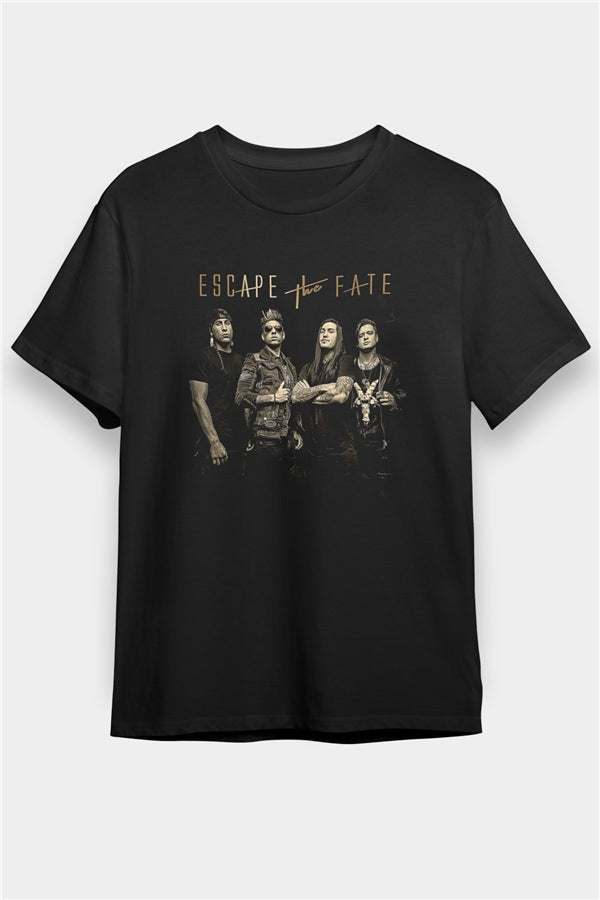 Escape the Fate Black Graphic Unisex T-Shirt
