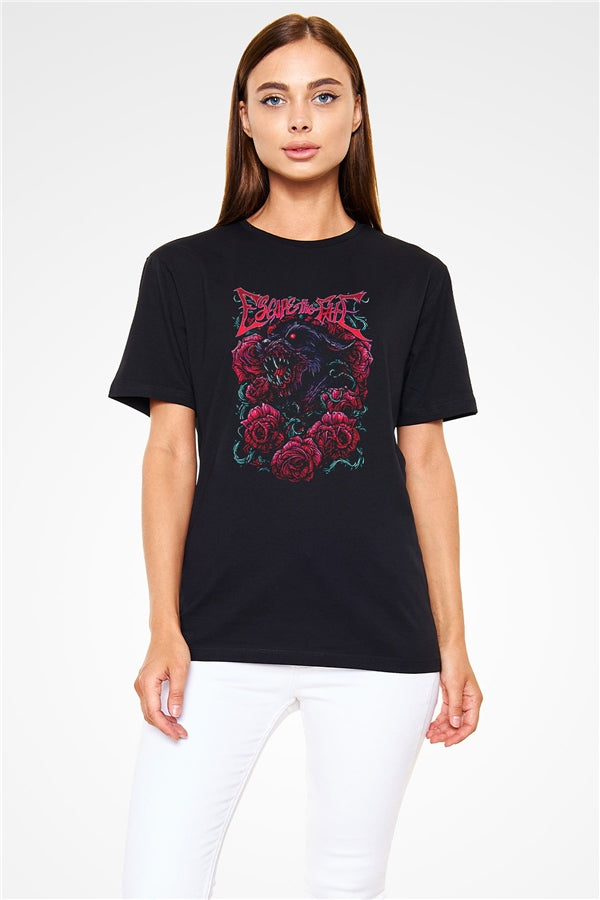 Escape the Fate Printed Unisex Black T-Shirt