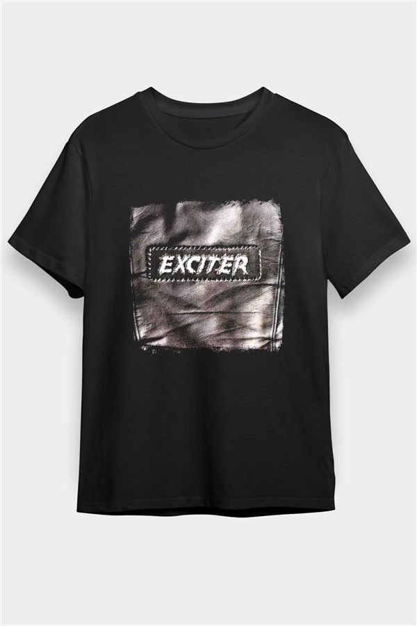 Exciter Printed Unisex Black T-Shirt