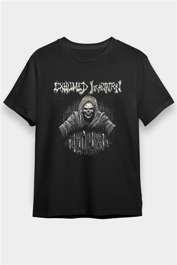 Exhumed Printed Unisex Black T-Shirt