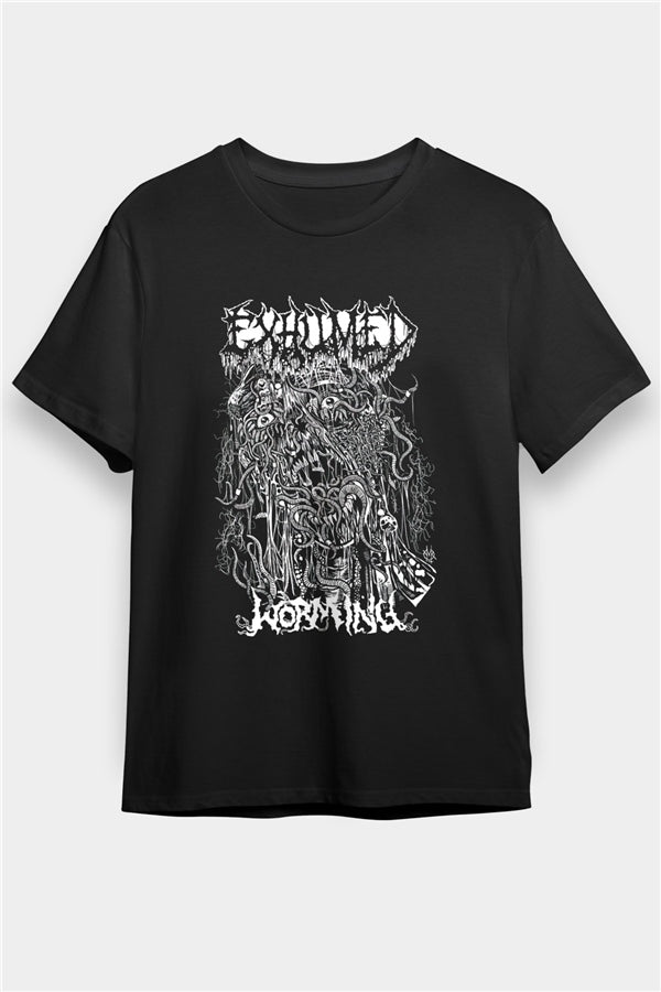 Exhumed Printed Unisex Black T-Shirt