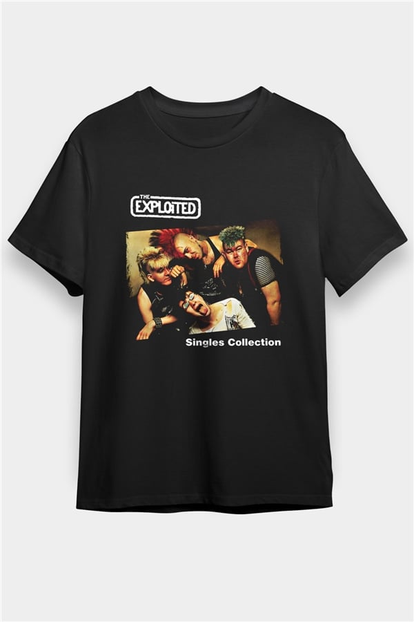 Exploited Printed Unisex Black T-Shirt