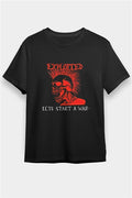 Exploited Printed Unisex Black T-Shirt