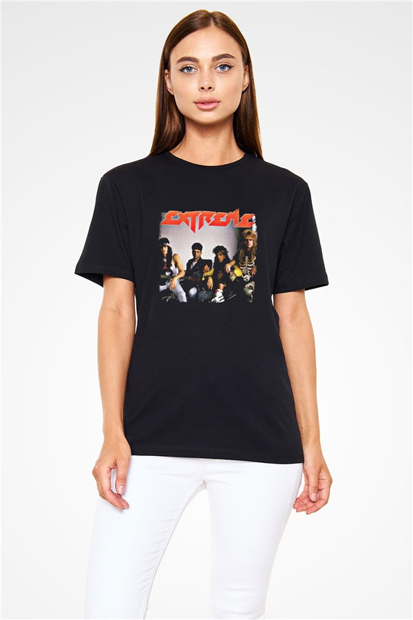 Extreme Graphic Print Unisex Black T-Shirt