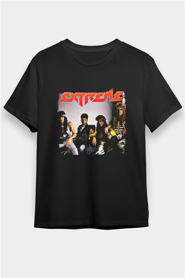 Extreme Graphic Print Unisex Black T-Shirt