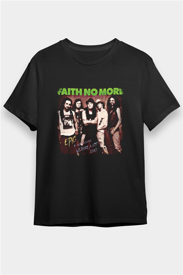 Faith No More Printed Unisex Black T-Shirt