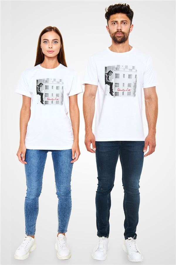 Falling In Reverse Printed Unisex White T-Shirt