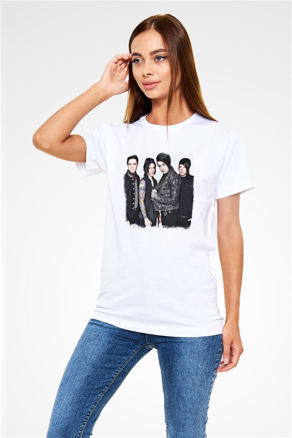 Falling In Reverse Printed Unisex White T-Shirt