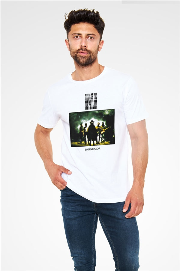 Fields of the Nephilim Printed Unisex White T-Shirt