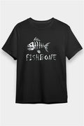 Fishbone Black Unisex T-Shirt