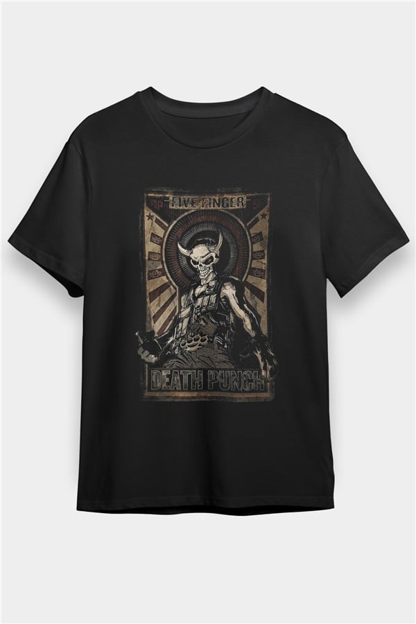 Five Finger Death Punch Black Unisex T-Shirt