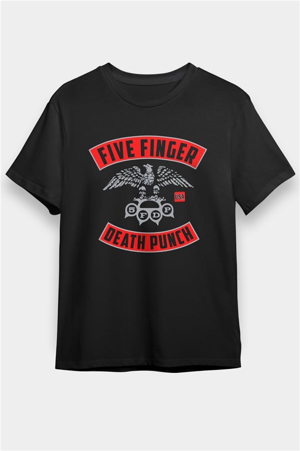 Five Finger Death Punch Black Unisex T-Shirt