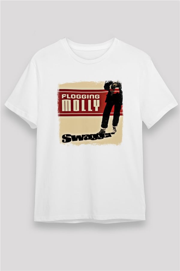 Flogging Molly Printed Unisex White T-Shirt