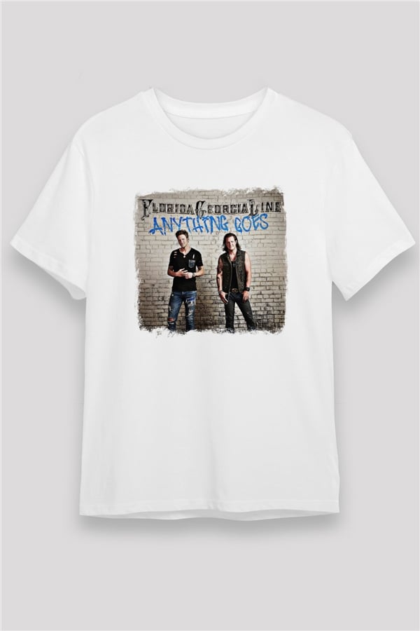 Florida Georgia Line Printed Unisex White T-Shirt