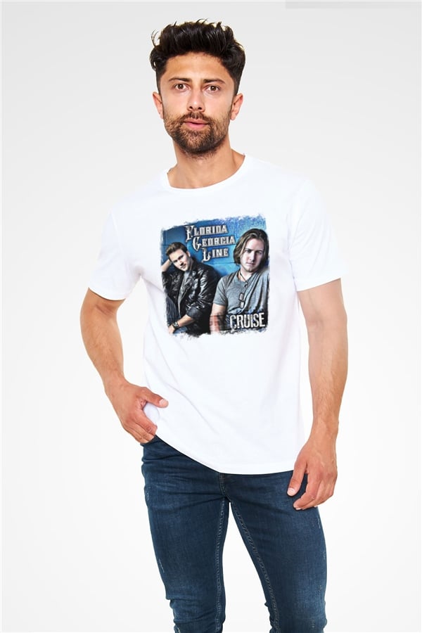 Florida Georgia Line Printed Unisex White T-Shirt