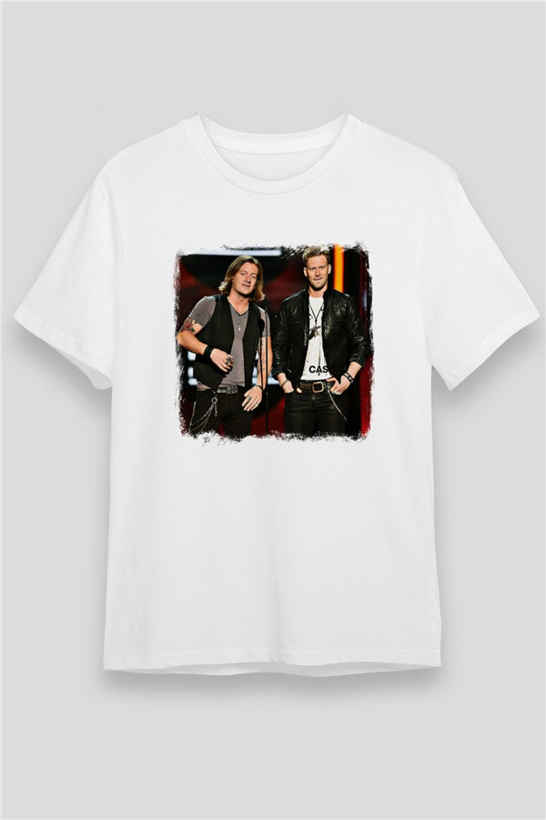 Florida Georgia Line Printed Unisex White T-Shirt