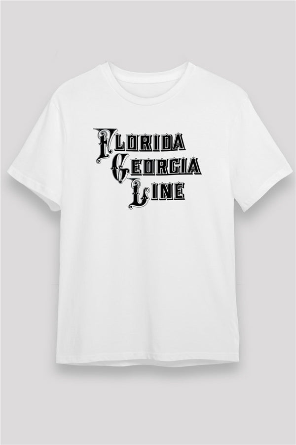 Florida Georgia Line White Unisex T-Shirt