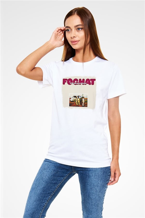 Foghat Printed Unisex White T-Shirt