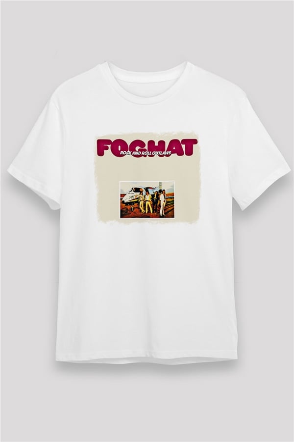 Foghat Printed Unisex White T-Shirt