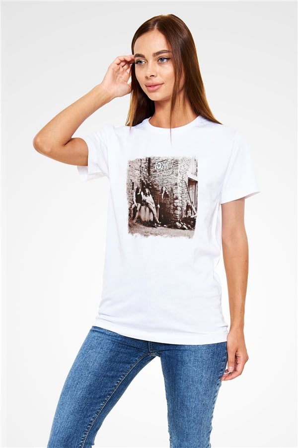 Foghat Printed Unisex White T-Shirt