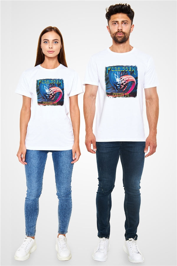 Forbidden White Graphic Unisex T-Shirt