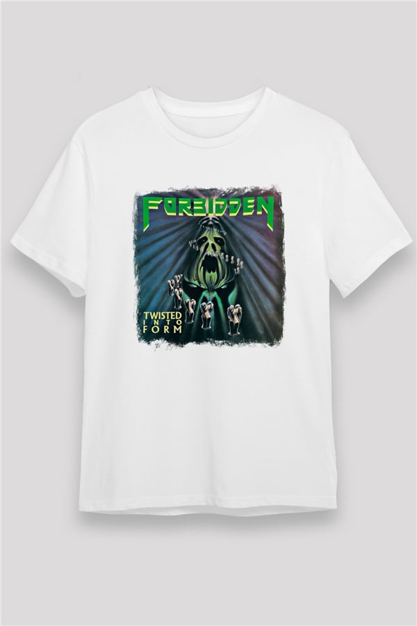 Forbidden Graphic Print Unisex White T-Shirt