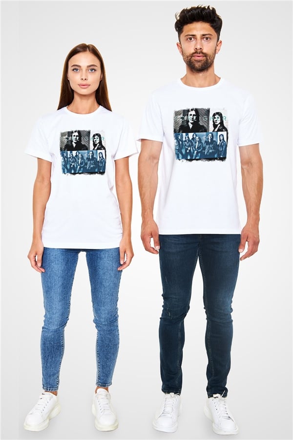 Foreigner Printed Unisex White T-Shirt