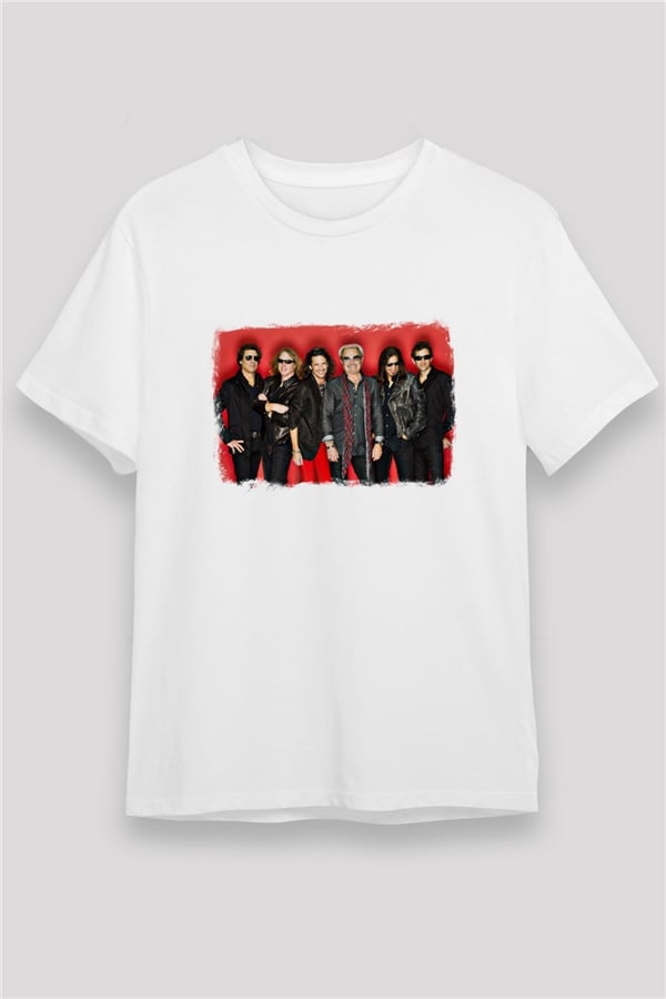 Foreigner Printed Unisex White T-Shirt
