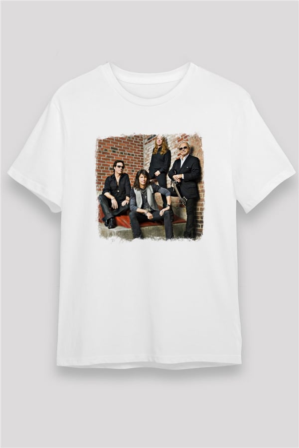 Foreigner Printed Unisex White T-Shirt