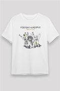 Foster the People Graphic Print Unisex White T-Shirt