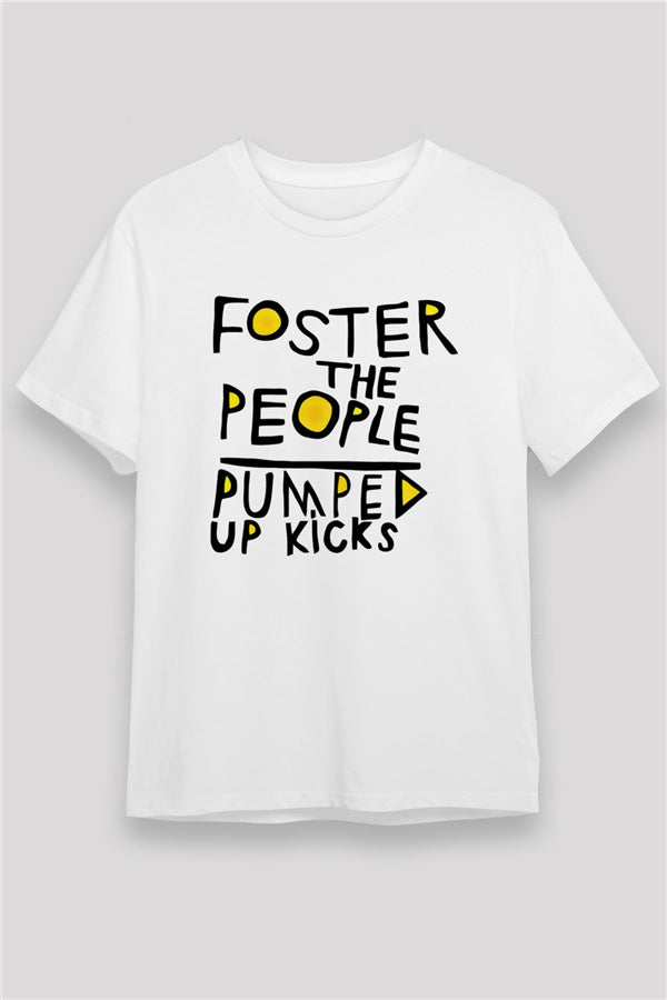 Foster the People Printed Unisex White T-Shirt