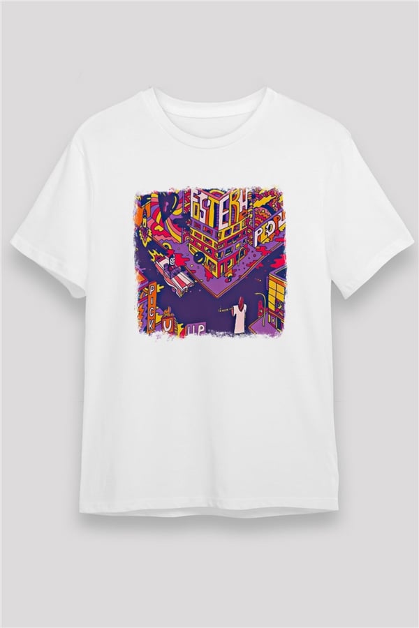 Foster the People Printed Unisex White T-Shirt