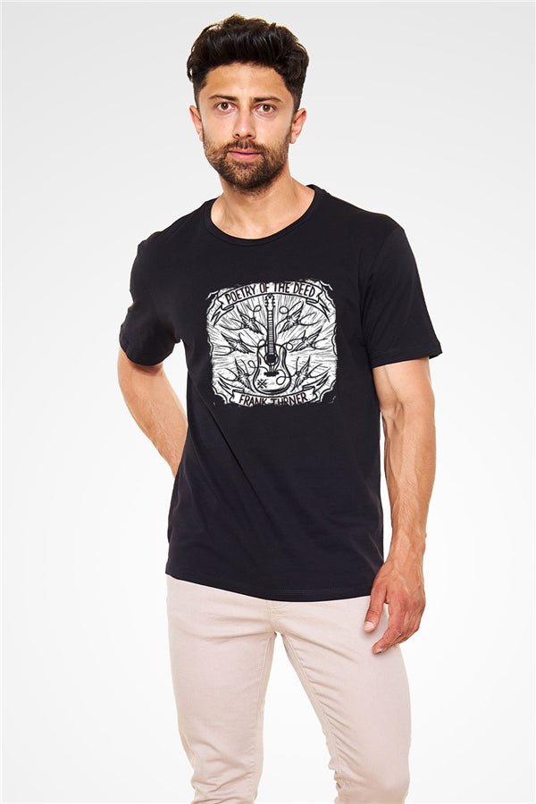 Frank Turner Printed Unisex Black T-Shirt