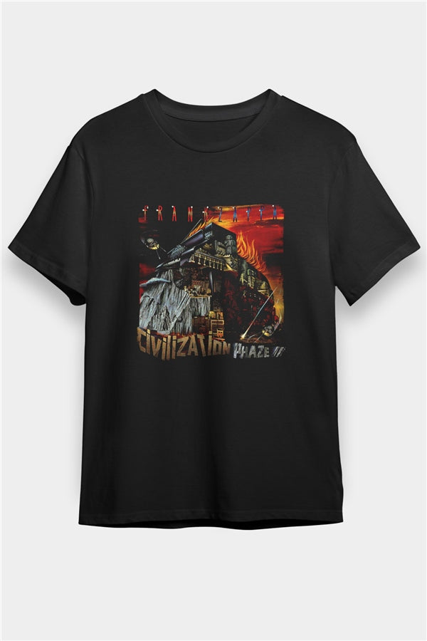 Frank Zappa Printed Unisex Black T-Shirt