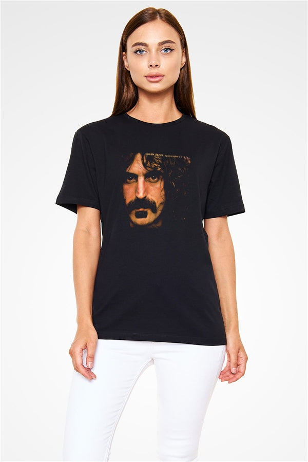 Frank Zappa Printed Unisex Black T-Shirt