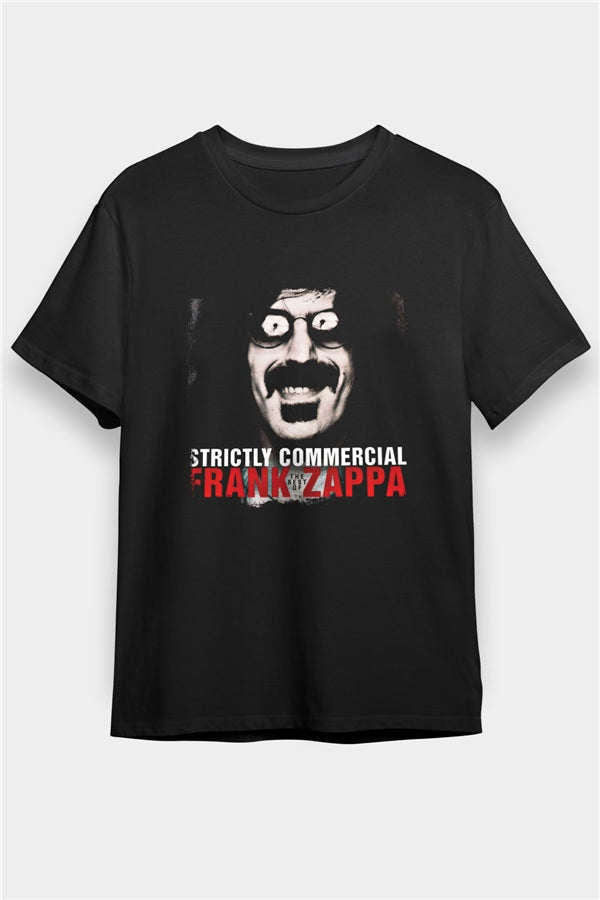 Frank Zappa Printed Unisex Black T-Shirt