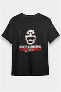 Frank Zappa Printed Unisex Black T-Shirt