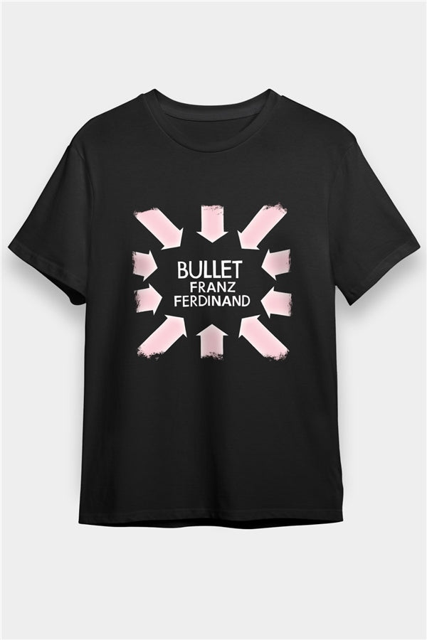Franz Ferdinand Black Graphic Unisex T-Shirt
