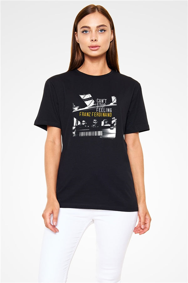 Franz Ferdinand Printed Unisex Black T-Shirt