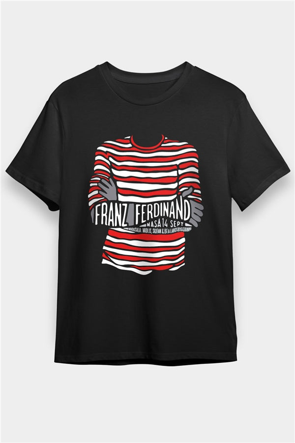 Franz Ferdinand Black Unisex T-Shirt