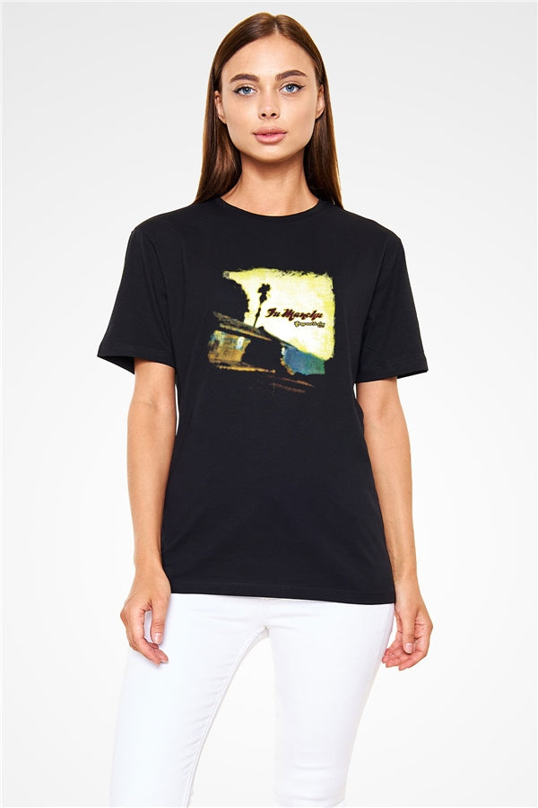 Fu Manchu Printed Unisex Black T-Shirt