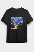 Fu Manchu Printed Unisex Black T-Shirt