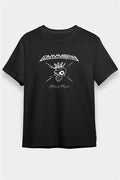 Gammaray Printed Unisex Black T-Shirt