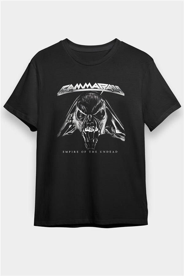Gammaray Printed Unisex Black T-Shirt