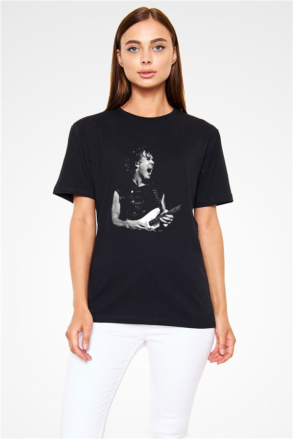 Gary Moore Printed Unisex Black T-Shirt