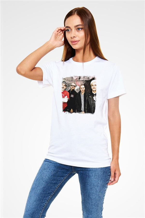 GBH Printed Unisex White T-Shirt