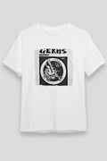 Germs Printed Unisex White T-Shirt