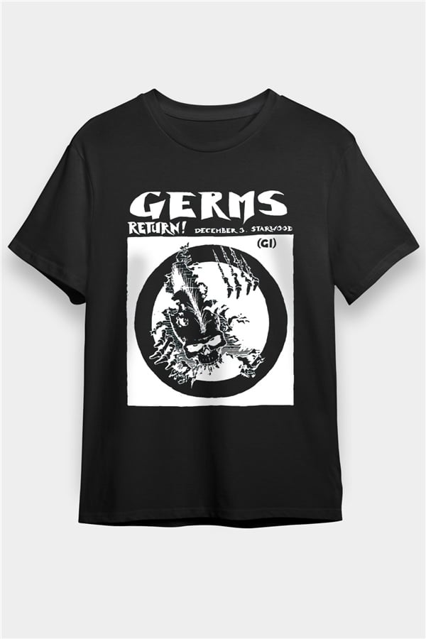 Germs Black Unisex T-Shirt