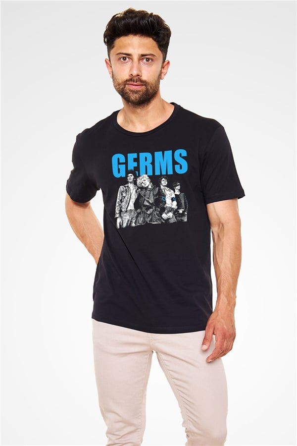 Germs Black Unisex T-Shirt